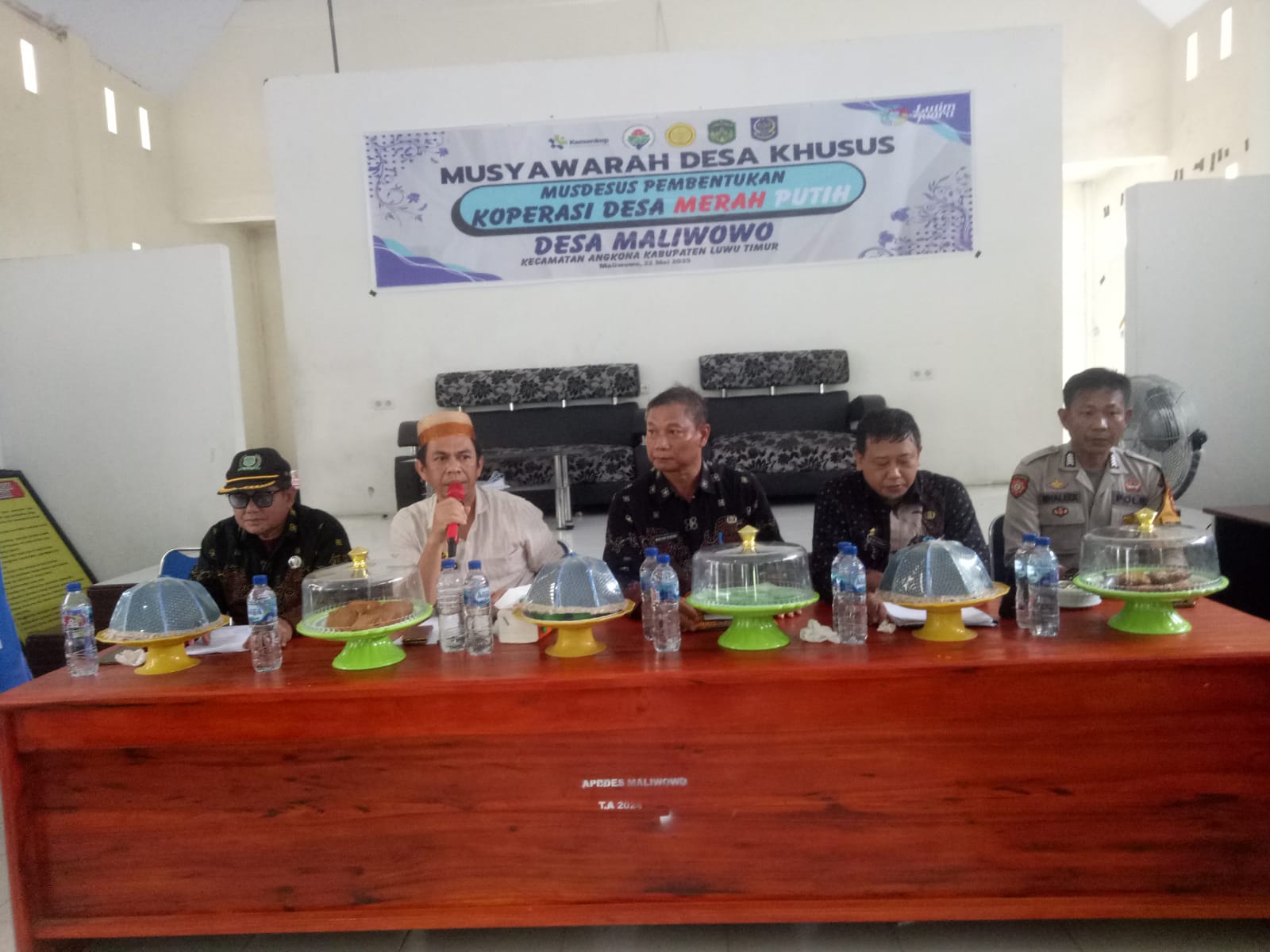 Pemdes Maliwowo Bentuk dan Pilih Pengurus Koperasi Desa Merah Putih