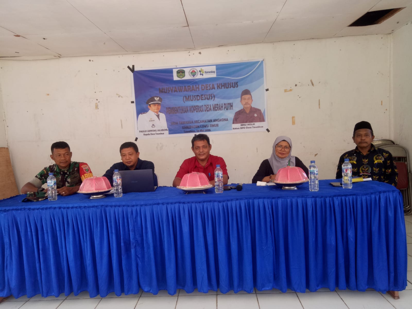 Pemdes Tawakua Gelar Pembentukan dan Pemilihan Pengurus Koperasi Desa Merah Putih