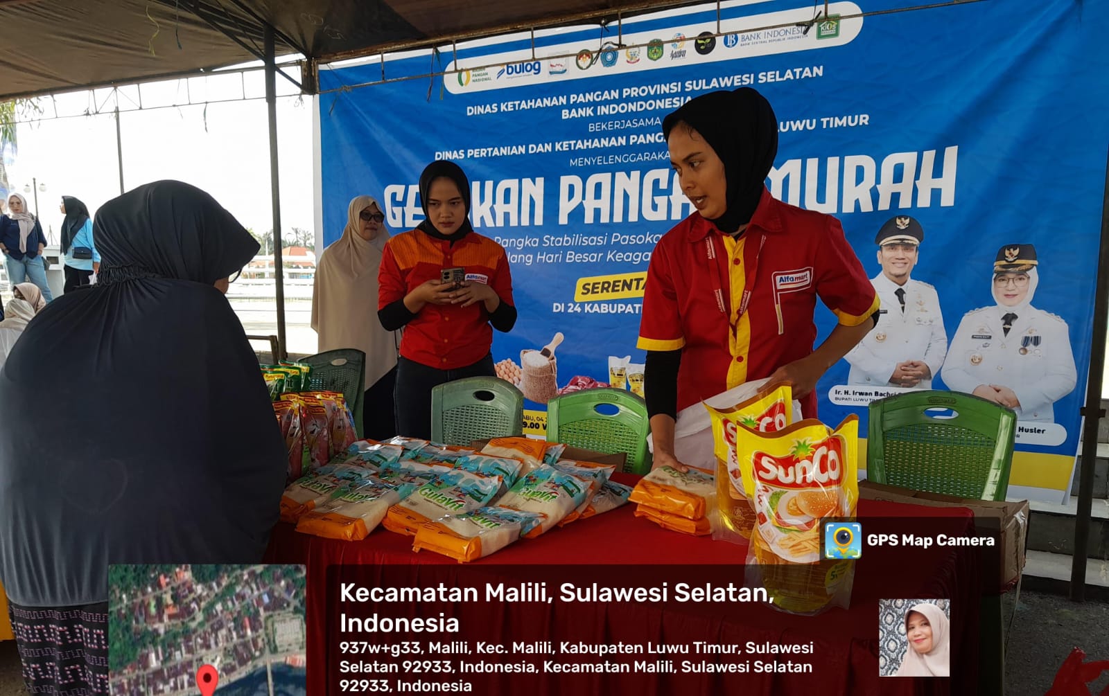 Jelang Idul Adha, Pemkab Lutim dan BI Gelar Gerakan Pangan Murah di Anjungan Sungai Malili