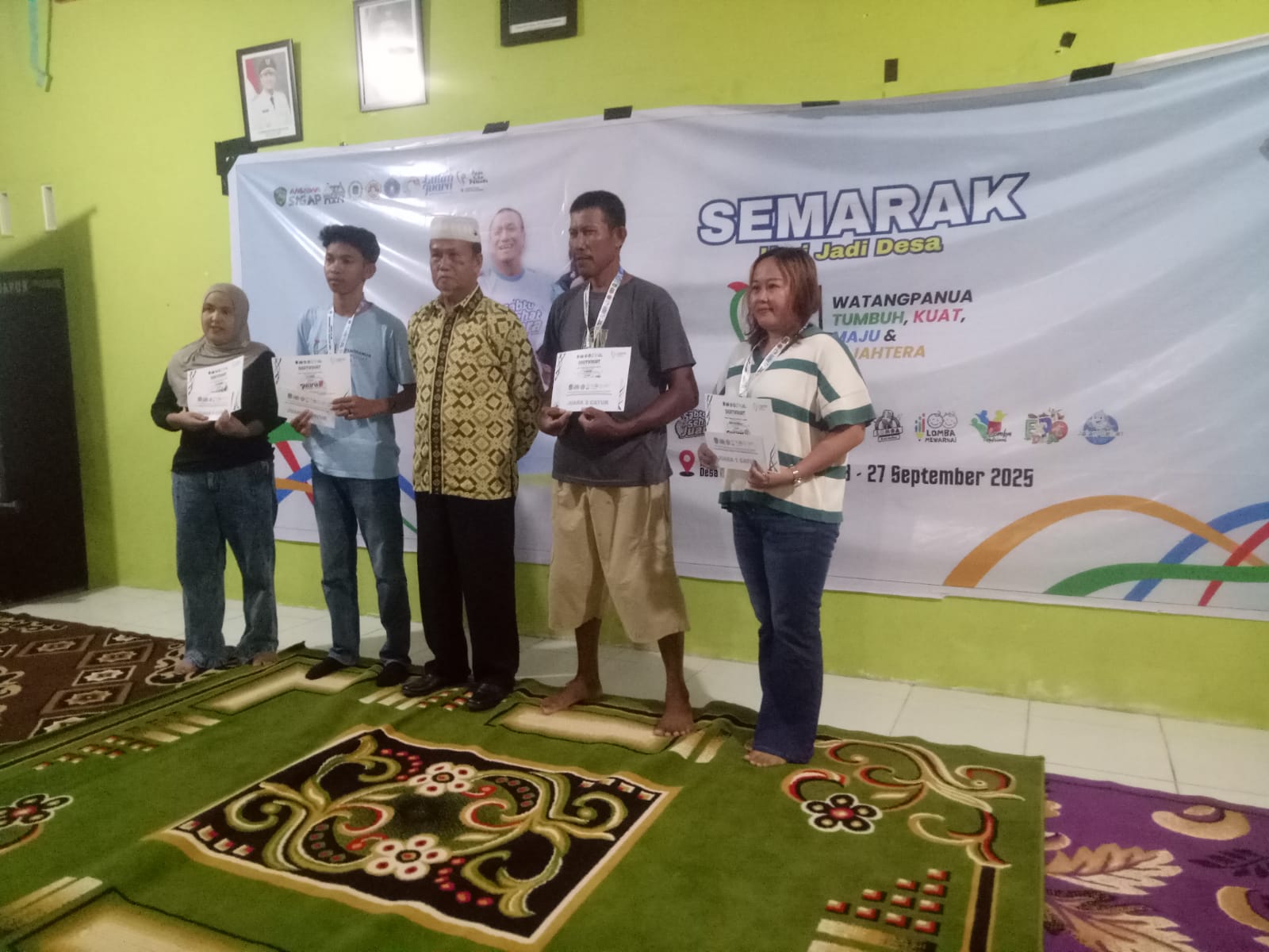 Semarak Hari Jadi ke-13 Desa Watangpanua, Camat Angkona Ajak Warga Tetap Kompak dan Menjaga Perdamaian