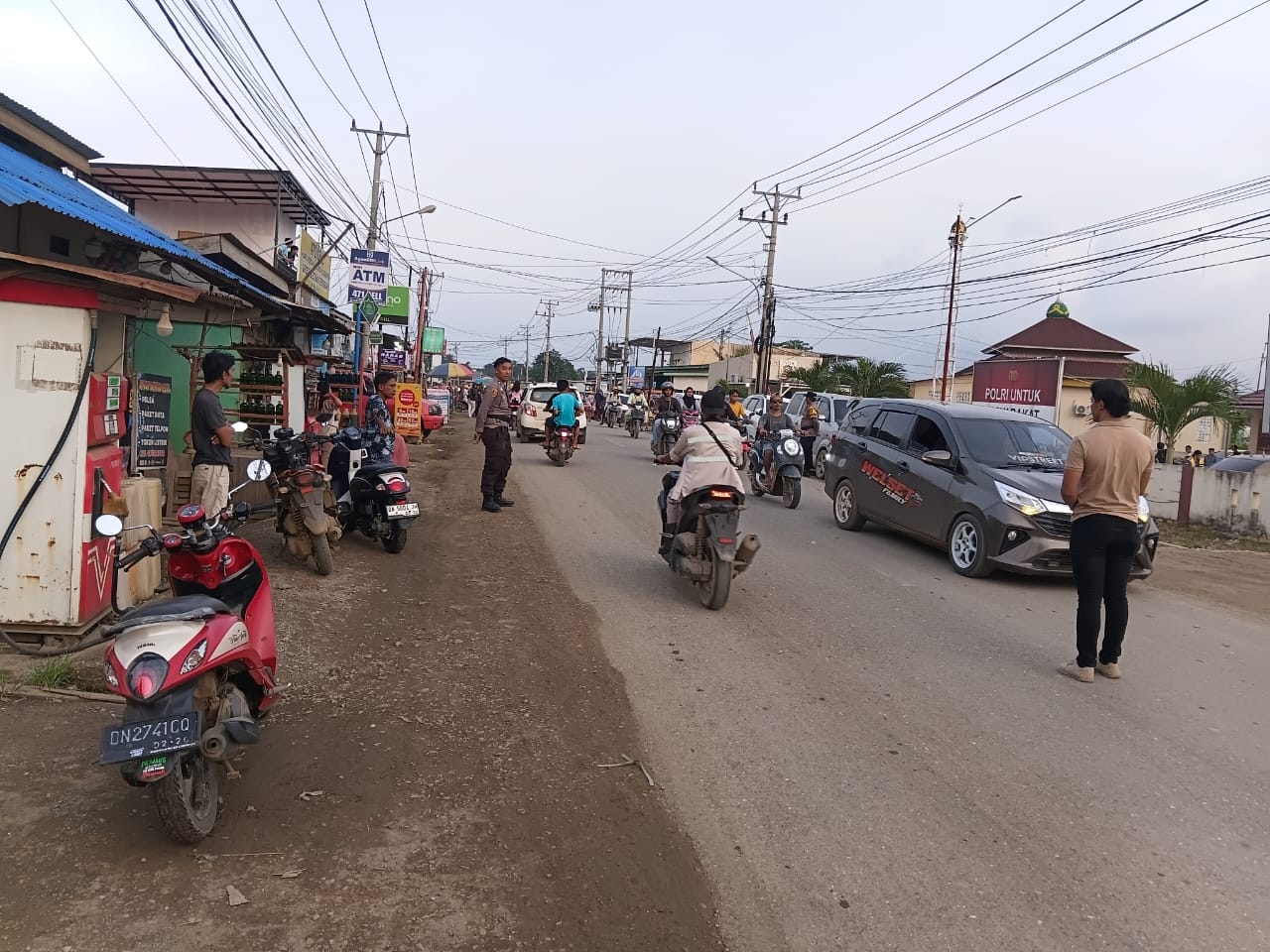 Polsek Bahodopi Tertibkan Knalpot Bising Jelang Tahun Baru