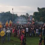Ribuan Warga Tomoni Timur Ikut Pawai Ogoh-Ogoh