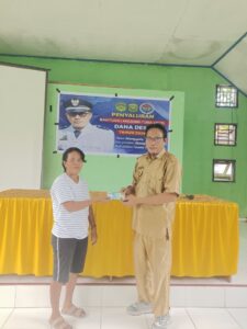 Pemdes Manggala Salurkan BLT-DD Tahap I kepada 29 KPM