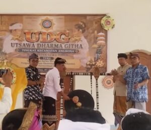 Buka Utsawa Dharma Gita Kecamatan Angkona, Camat Dorong Generasi Muda Hindu Perkuat Karakter dan Spiritualitas