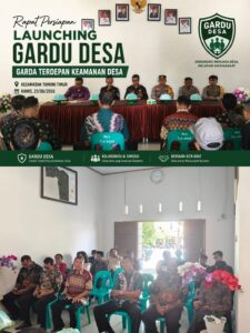 Tomoni Timur Matangkan Persiapan Pembentukan Gardu Desa untuk Perkuat Keamanan Berbasis Masyarakat