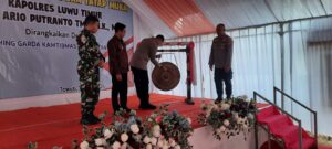 Kapolres Luwu Timur Luncurkan Garda Kamtibmas Towuti, Resmikan Posko di Desa Timampu