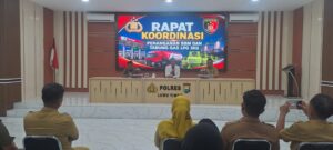 Disdagkop-UKMP dan Polres Luwu Timur Gelar Rakor Pengawasan BBM Bersubsidi