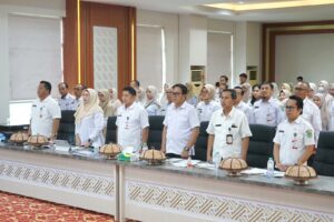 Dihadapan Evaluator KemenPAN-RB, Pemkab Lutim Paparkan SAKIP dan Capaian Kinerja