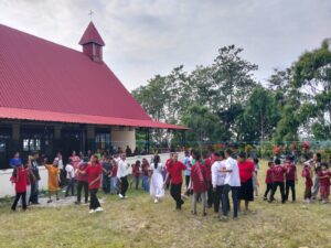 Anak SEKAMI Stasi Santa Maria Ujung Batu Meriahkan HUT ke-81 Kemerdekaan RI dengan Berbagai Lomba