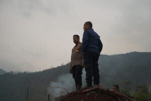 Respons Cepat Kebakaran Hutan, Bupati Luwu Timur Tinjau Lokasi di Puncak Indah