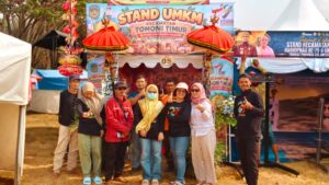 Tomoni Timur Tampilkan Nuansa Bali di Stand Pekan Expo Harkopnas 79 Sulsel