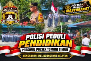 Polsek Tomoni Timur Edukasi Pelajar SMAN 10 Luwu Timur tentang Hoaks dan Bahaya Knalpot Brong